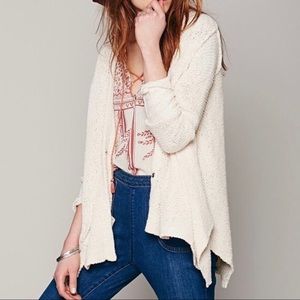 Free People Shark Hem Cardigan